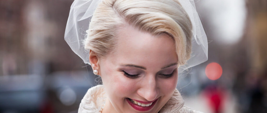 Bride before her Scottadito wedding