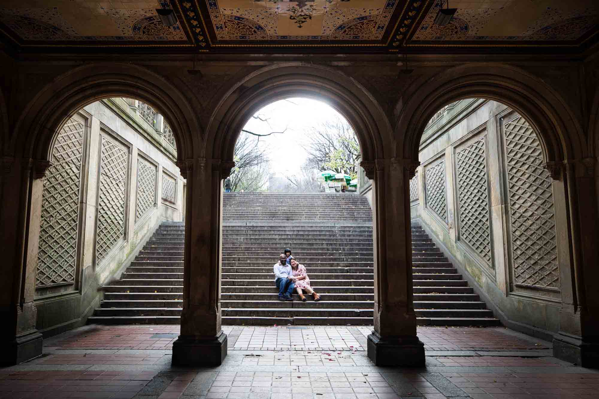 Bethesda Terrace and Fountain Winter Photoshoot