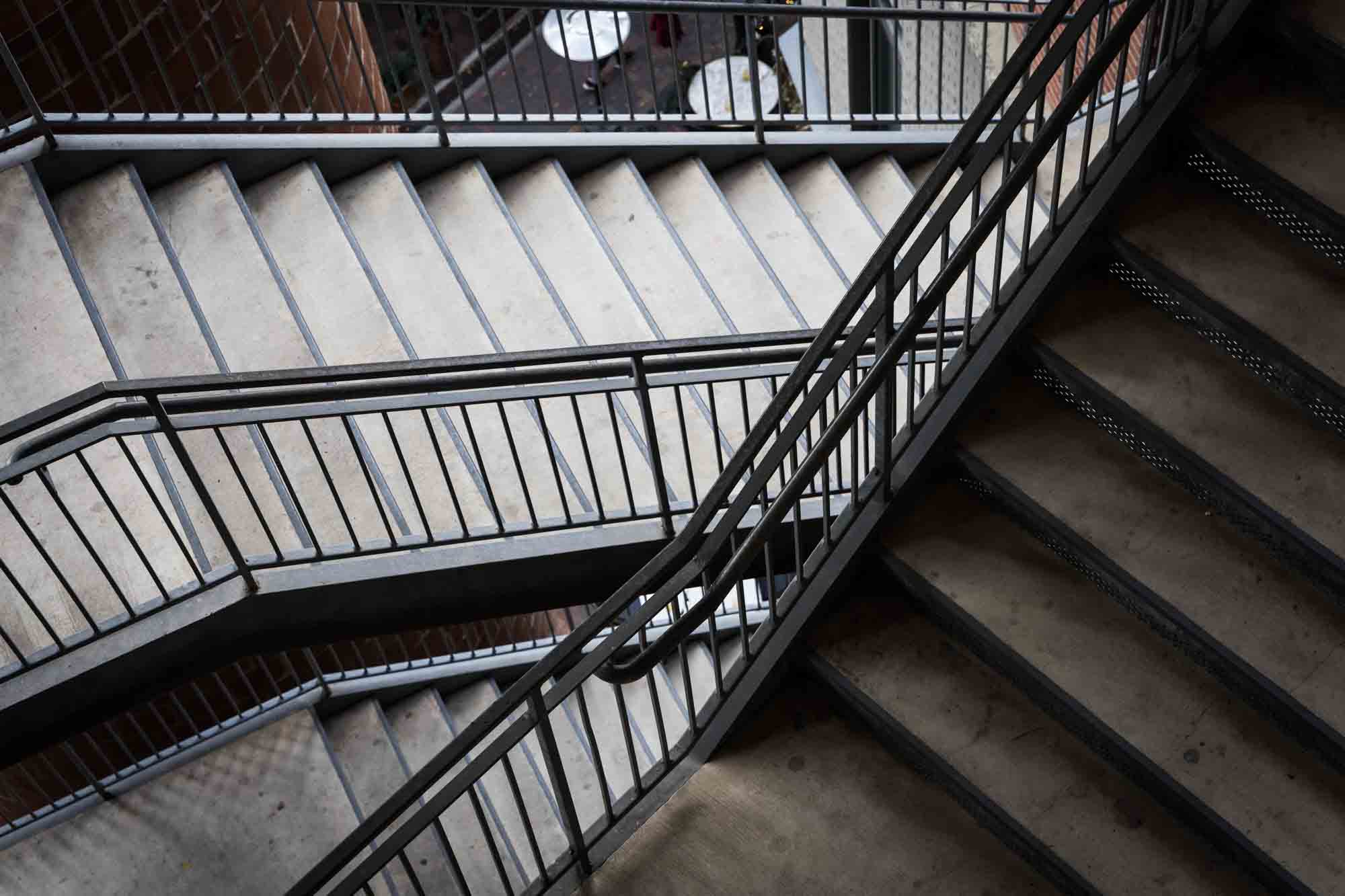 Stairwell at the Kohler Parking Garage for an article on rain backup photo locations at the Pearl in San Antonio