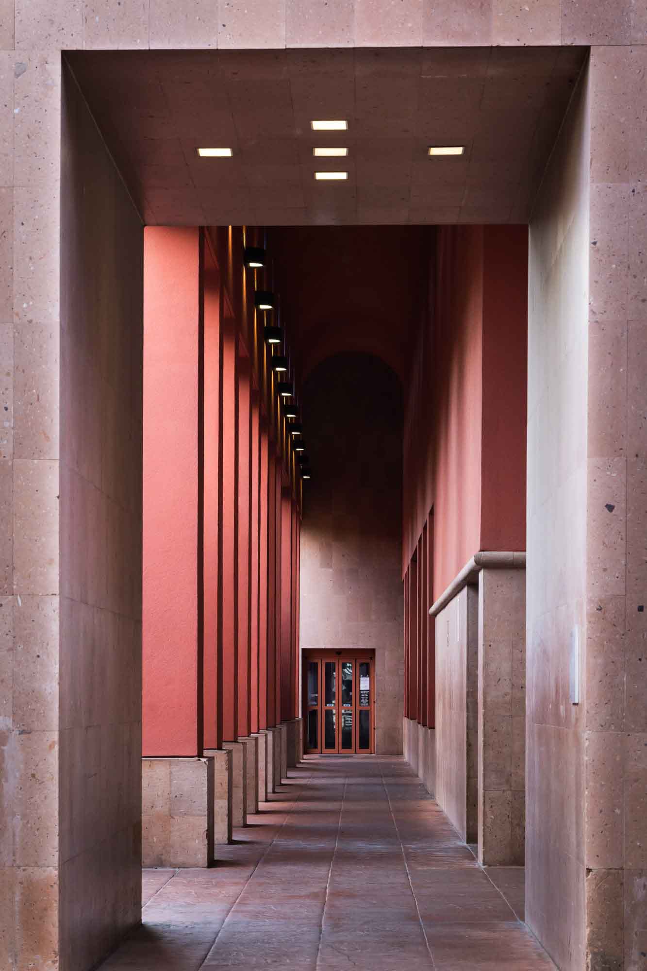 Hallway of Central Library in San Antonio