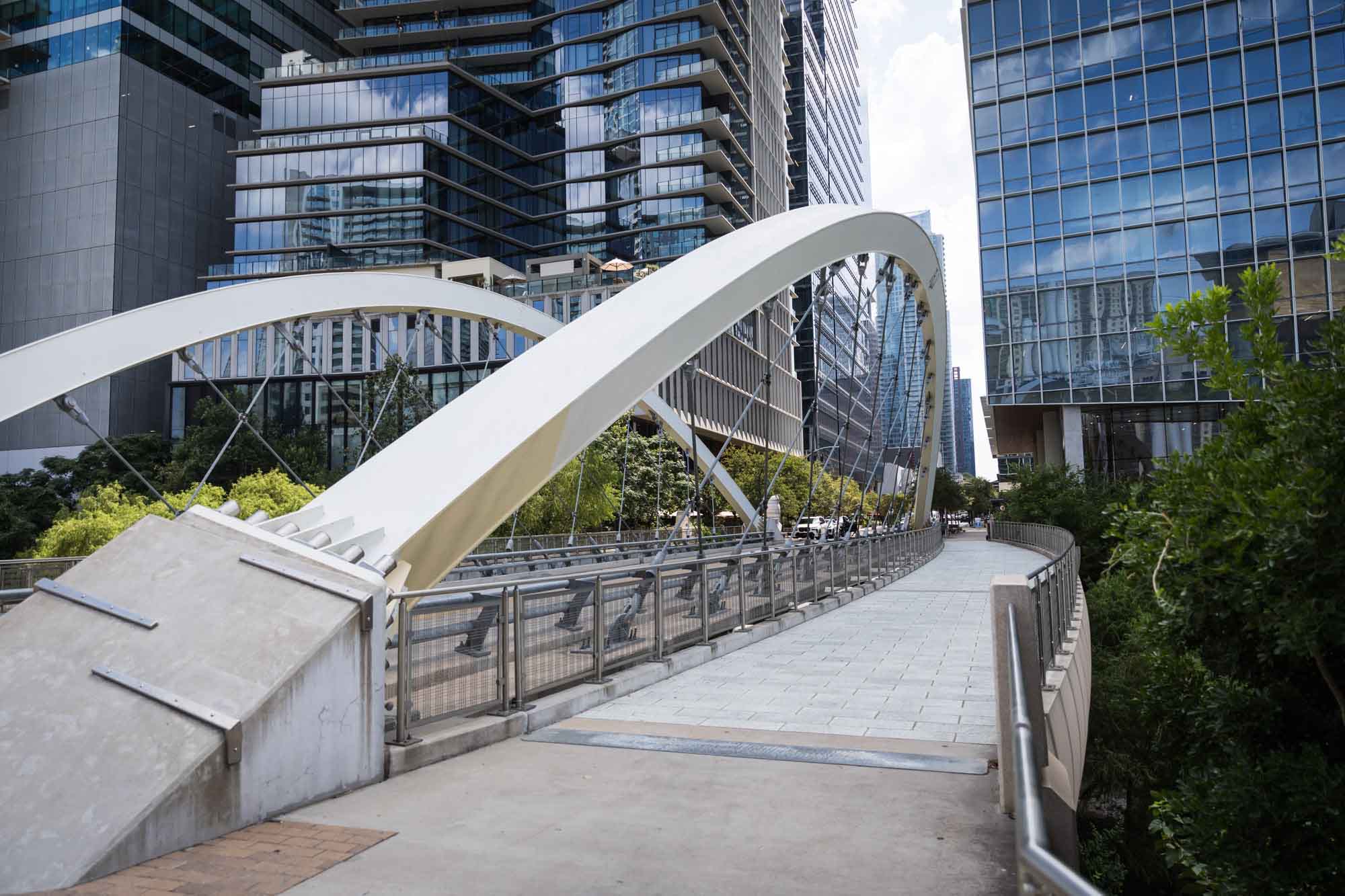 Butterfly Bridge on Shoal Creek Boulevard in downtown Austin, Texas