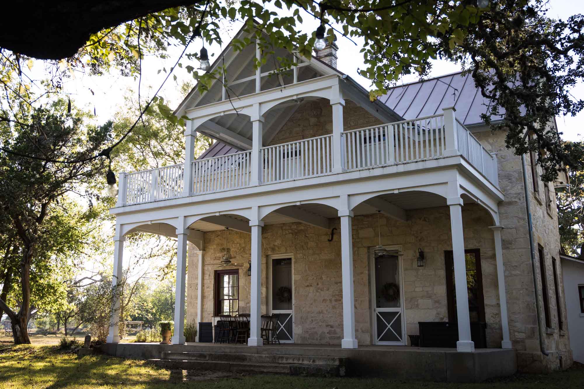 House with front porch on Herff Farm for an article on Cibolo Nature Center surprise proposal tips