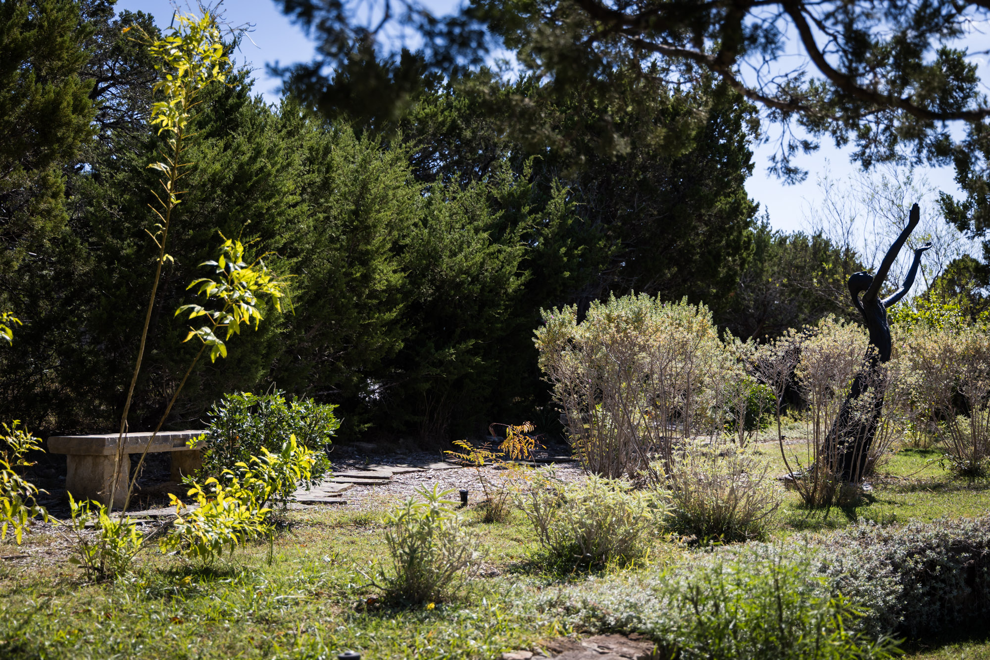 Side garden at Chapel Dulcinea