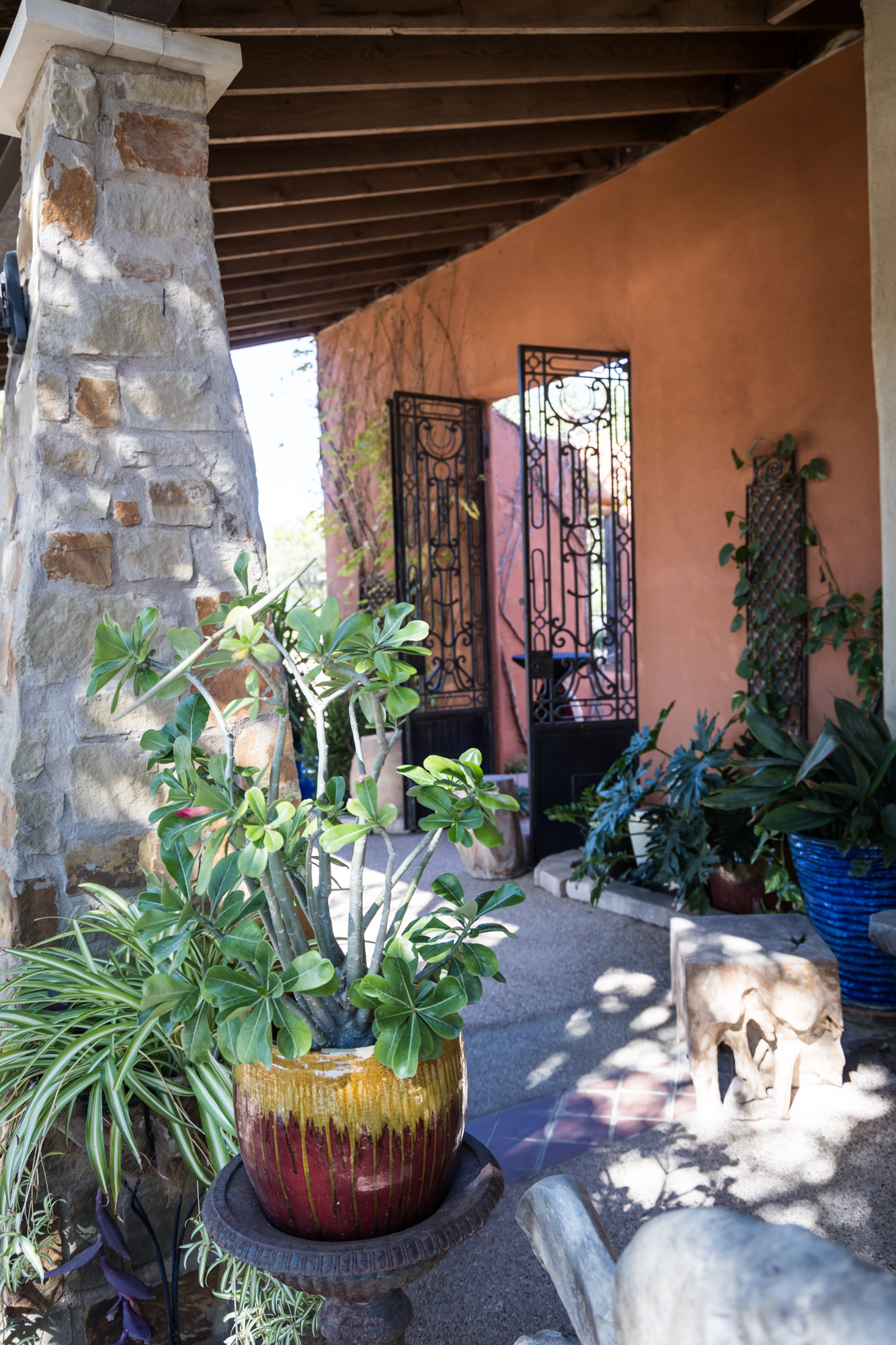 Front entrance of Tuscan Hall