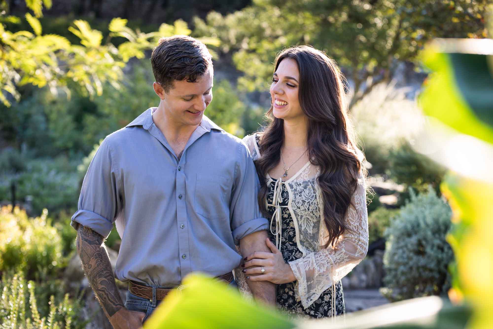 Couple walking in Japanese Tea Garden for an article on ‘Where do I Start with Wedding Planning?’