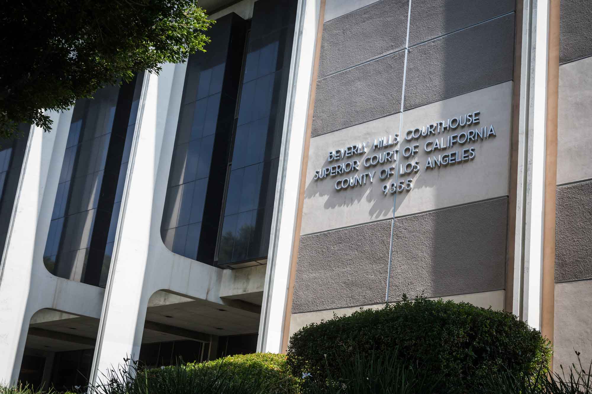 Exterior of Beverly Hills Courthouse for an article on how to get a marriage license in Los Angeles
