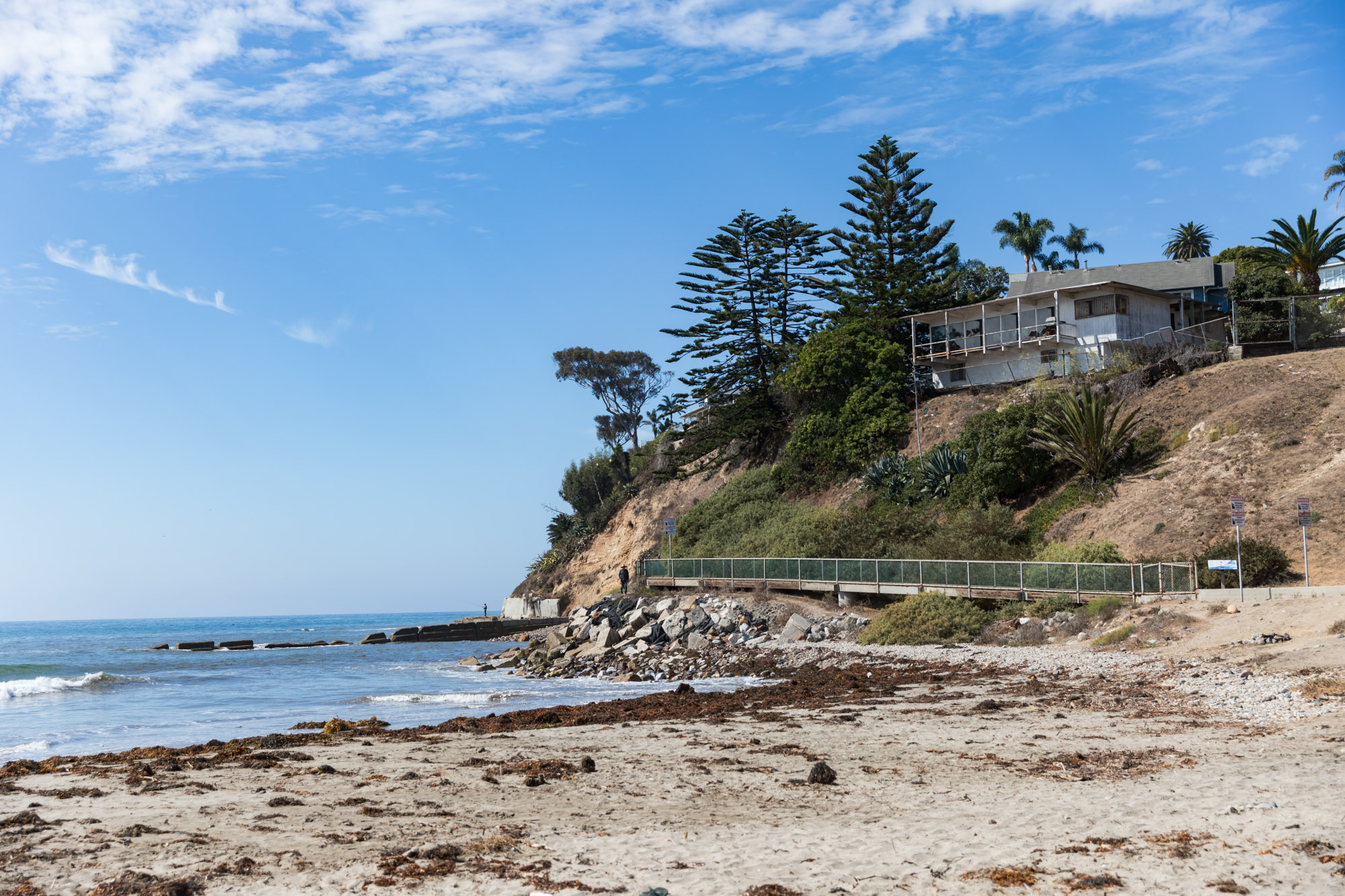House on a hill above Cabrillo Beach for an article on where to propose in Long Beach